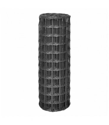 vidaXL Euro Fence Steel 10x1 m Grey