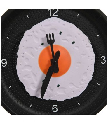 vidaXL Wall Clock with Fried Egg Pan Design 18.8 cm