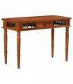 vidaXL Desk with Drawer 110x50x76 cm Solid Wood Acacia