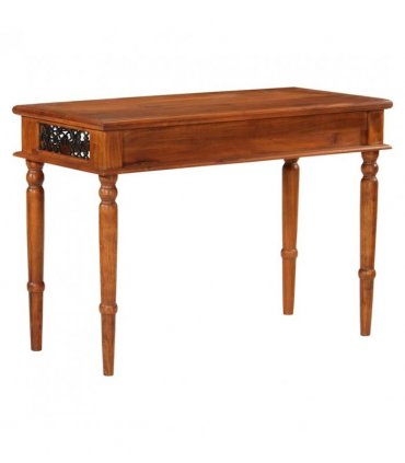vidaXL Desk with Drawer 110x50x76 cm Solid Wood Acacia