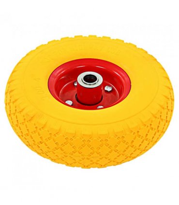 vidaXL Sack Truck Wheels 4 pcs Solid PU 3.00-4 (245x82)