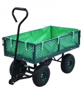 vidaXL Garden Hand Trolley Green 250 kg