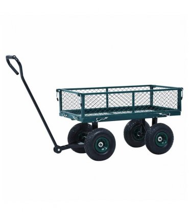 vidaXL Garden Hand Trolley Green 250 kg