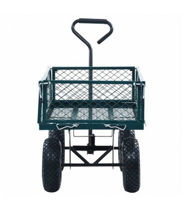 vidaXL Garden Hand Trolley Green 250 kg