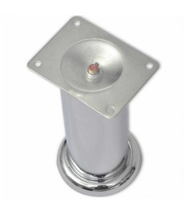 vidaXL Round Sofa Legs 8 pcs Chrome 180 mm
