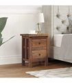vidaXL Nightstand Solid Mahogany Wood 40x30x51 cm