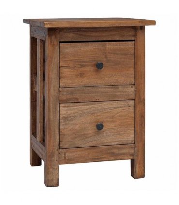 vidaXL Nightstand Solid Mahogany Wood 40x30x51 cm