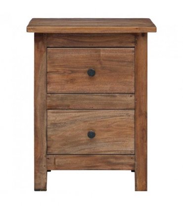 vidaXL Nightstand Solid Mahogany Wood 40x30x51 cm