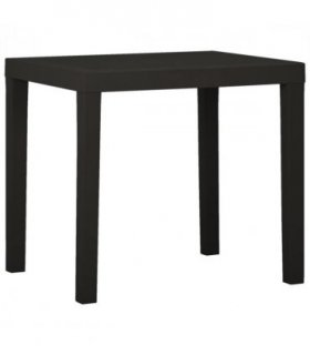 vidaXL Garden Table Anthracite 79x65x72 cm Plastic