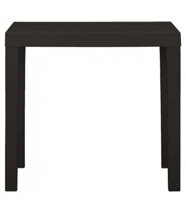 vidaXL Garden Table Anthracite 79x65x72 cm Plastic