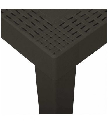vidaXL Garden Table Anthracite 79x65x72 cm Plastic