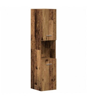 vidaXL Bathroom Furniture Set with Shelf 4 pcs Brown Engineered Wood