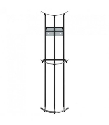 vidaXL Barrel Jump Cups 2 pcs Black Steel