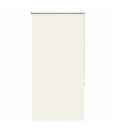 vidaXL Roller Blind Blackout Off White 80x130 cm Fabric Width 75.7 cm Polyester