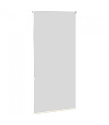 vidaXL Roller Blind Blackout Off White 80x130 cm Fabric Width 75.7 cm Polyester