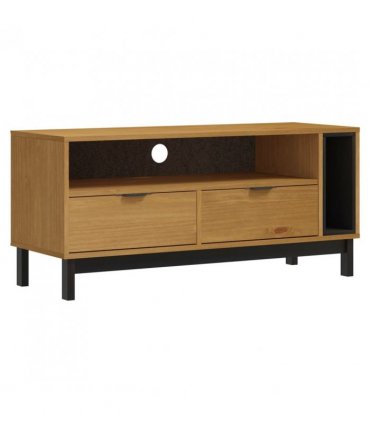 vidaXL TV Cabinet FLAM 110x40x50 cm Solid Wood Pine