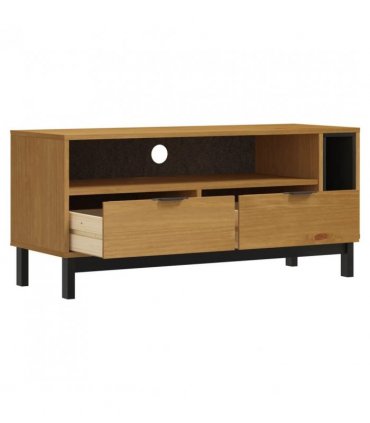 vidaXL TV Cabinet FLAM 110x40x50 cm Solid Wood Pine
