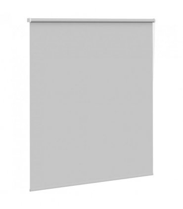 vidaXL Roller Blind Blackout Light Grey 120x175 cm Fabric Width 116.6 cm Polyester