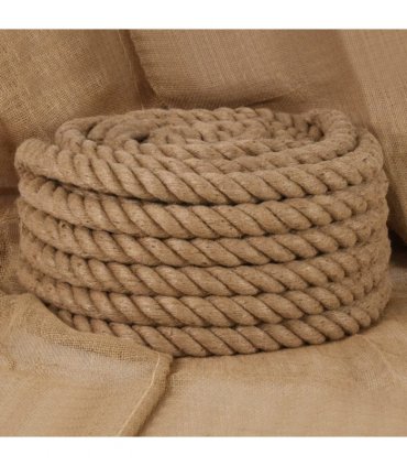 vidaXL Jute Rope 25 m Long 40 mm Thick