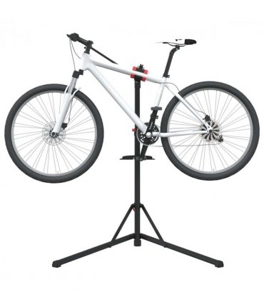 vidaXL Bike Repair Stand Foldable Adjustable 92-152 cm Red Steel