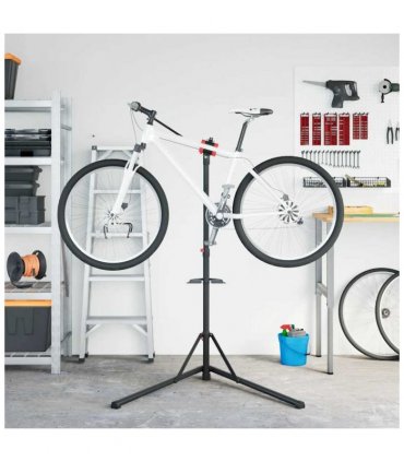 vidaXL Bike Repair Stand Foldable Adjustable 92-152 cm Red Steel