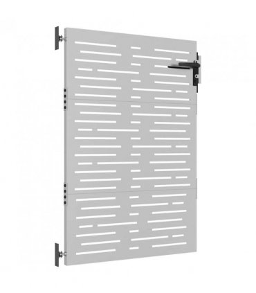 vidaXL Garden Gate 85x125 cm Corten Steel Square Design
