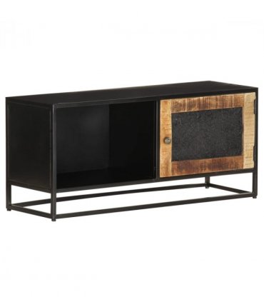 vidaXL TV Cabinet 90x30x40 cm Rough Mango Wood