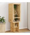 vidaXL Terrarium Brown 50 x 50 x 150 cm OSB