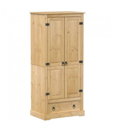 vidaXL Wardrobe Corona 76x50x170 cm Solid Wood Pine