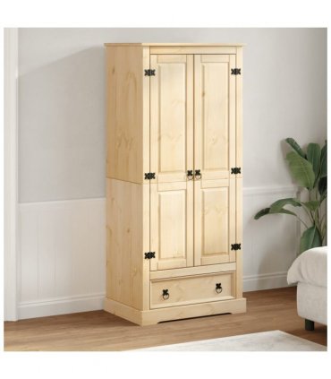vidaXL Wardrobe Corona 76x50x170 cm Solid Wood Pine