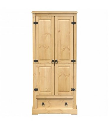 vidaXL Wardrobe Corona 76x50x170 cm Solid Wood Pine