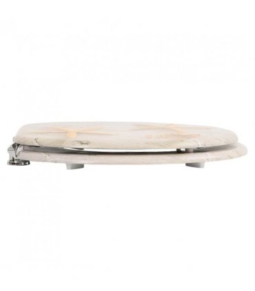 vidaXL WC Toilet Seat MDF Lid Starfish