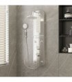 vidaXL Shower Panel Unit 25x43x110 cm Silver