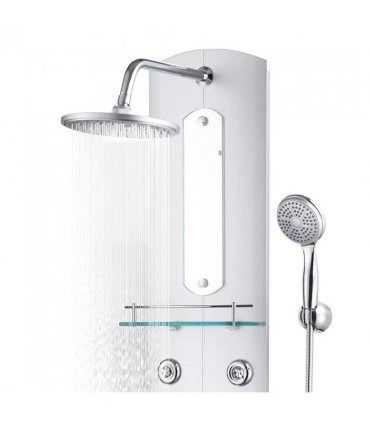 vidaXL Shower Panel Unit 25x43x110 cm Silver