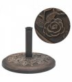 vidaXL Parasol Base Resin Round Bronze 9 kg