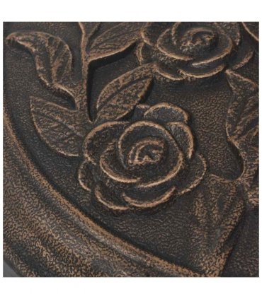vidaXL Parasol Base Resin Round Bronze 9 kg
