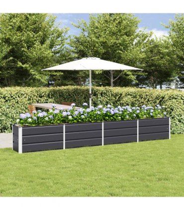 vidaXL Planter Anthracite 320 x 40 x 45 cm Steel