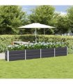 vidaXL Planter Anthracite 320 x 40 x 45 cm Steel
