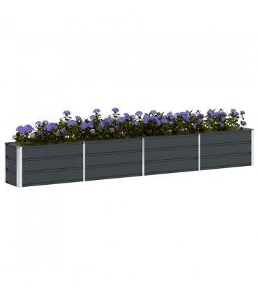 vidaXL Planter Anthracite 320 x 40 x 45 cm Steel