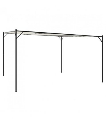 vidaXL Gazebo White 4x4 m 180 g/m² Fabric and Steel