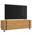 vidaXL Coffee Table 110x45x35 cm Solid Wood Teak