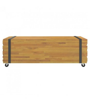 vidaXL Coffee Table 110x45x35 cm Solid Wood Teak