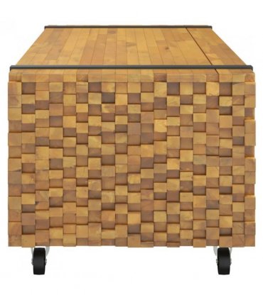 vidaXL Coffee Table 110x45x35 cm Solid Wood Teak