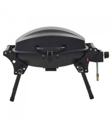vidaXL Portable Gas BBQ Grill with Cooking Zone Black