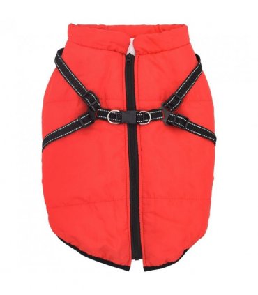 vidaXL Dog Coat Red L44