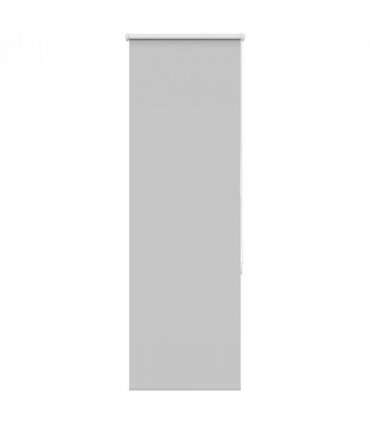 vidaXL Roller Blind Blackout Light Grey 60x130 cm Fabric Width 55.7 cm Polyester