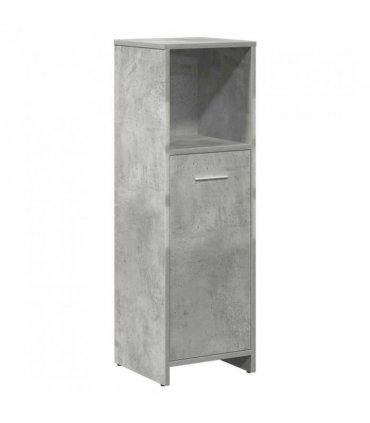 vidaXL 3 Piece Bathroom Furniture Set Concrete Grey Engineered Wood