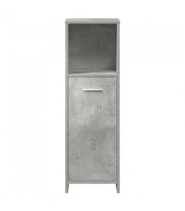 vidaXL 3 Piece Bathroom Furniture Set Concrete Grey Engineered Wood