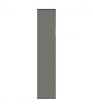 vidaXL Roller Blind Blackout Grey 50x230 cm Fabric Width 45.7 cm Polyester