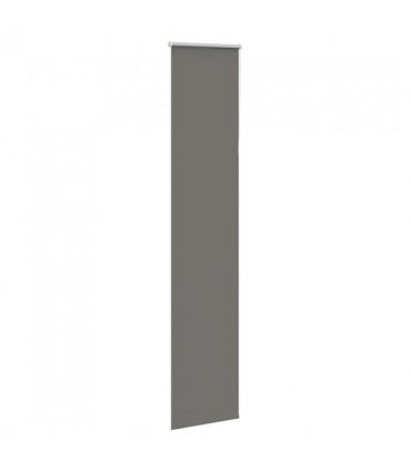 vidaXL Roller Blind Blackout Grey 50x230 cm Fabric Width 45.7 cm Polyester